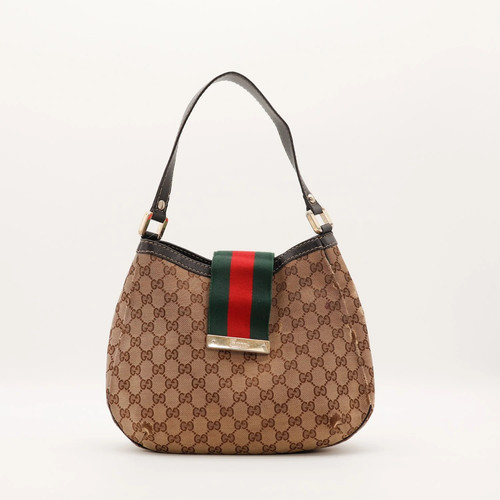 Sac gucci hobo web toile - hobo,