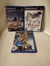 Lotto Giochi PS2- Clock Tower 3- Obscure- Valkirie Profile 2 PAL Italiani 