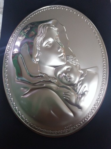 Icona sacra ovale madonna con - icona,