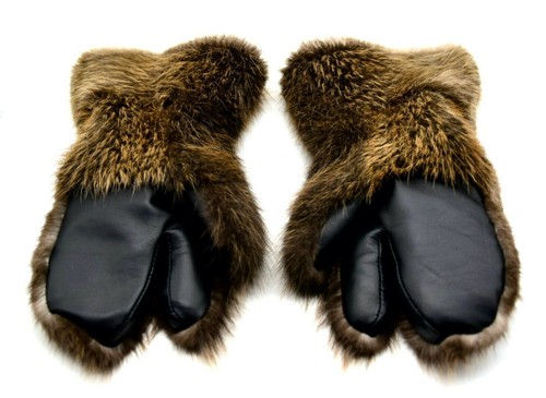 Guanti muffole in - muffole, pelliccia