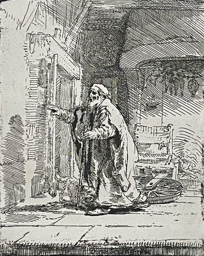 Rembrandt van rijn tobia cieco - rembrandt,
