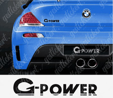 1 adesivo 20 cm G-Power per BMW sticker decal tuning M3 M4 M5 M6 auto