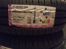 4 PNEUMATICI NEXEN RODIAN CT8  215/70 R15C 109/107T  DOT 10/25 + CATENE DA NEVE 