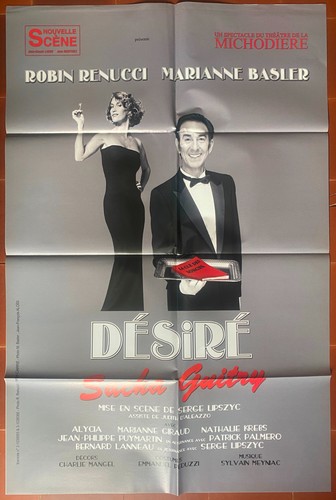 Affiche théâtre michodière - affiche,