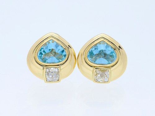 Orecchini perno diamanti - orecchini,