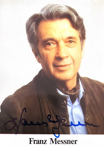 Autografo franz messner - autografo,