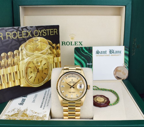 Rolex oro 18kt data giorno - rolex,