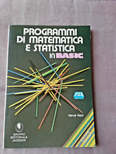 HERVE' HAUT -Programmi Di Matematica e Statistica In Basic- Jackson Libri  1982