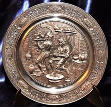 PIATTO DECORATIVO PELTRO D21CM SKS COLLEZIONE LAVORI TRADIZIONALI (149.4)