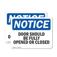 (2 Pack) Doors Should Be Fully