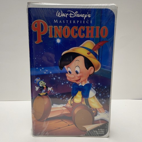 Pinocchio vhs walt - walt, disney's