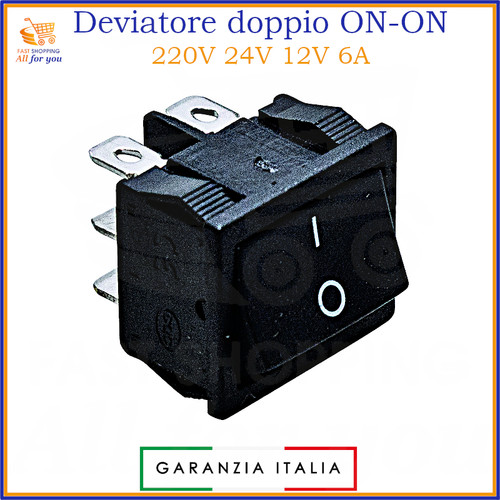 Interruttore doppio deviatore