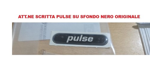 Scritta pulse sfondo - 1, nero