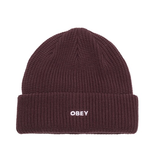 Obey future beanie prugna - obey,
