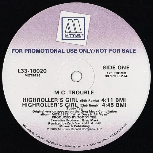 Trouble highroller s - m.c., girl