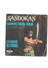 SANDOKAN  - DISCO  45 giri  SIGLA TV di OLIVER ONIONS  (1976)  VINILE NUOVO