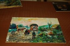 Ciancia - Il Carro, olio su tavola, 44cmx31cm