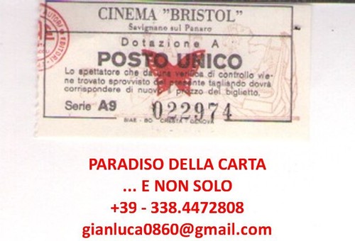 Biglietto ticket cinema - biglietto,