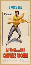 LOCANDINA, IL FURORE DELLA CINA COLPISCE ANCORA, BRUCE LEE, 2a ED. ROTOPRESS