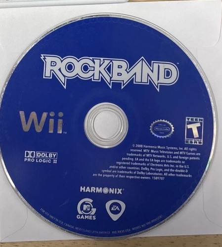 Rock band nintendo wii - rock,