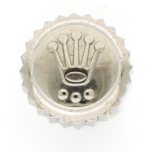 ORIGINAL ROLEX KRONE - EDELSTAHL  7 mm. Top CROWN