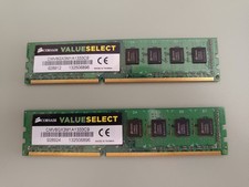 2 PEZZI RAM Corsair ValueSelect 8GB DDR3 CMV8GX3M1A1333C9 PER UN TOTALE DI 16GB