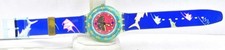 OROLOGIO da polso nuovo mai usato in scatola SWATCH SDN101 INIZIO 1991 "HAPPY FISH SCUBA"