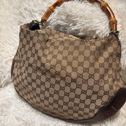 Gucci borsa tote bag bambù - tote, gg