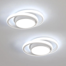 - 2 Pezzi Plafoniera LED