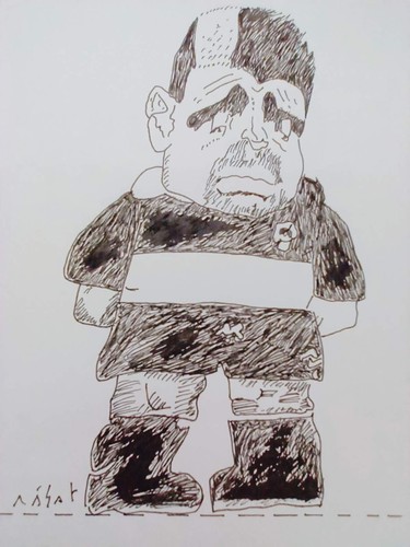Diego maradona dibujo - -,