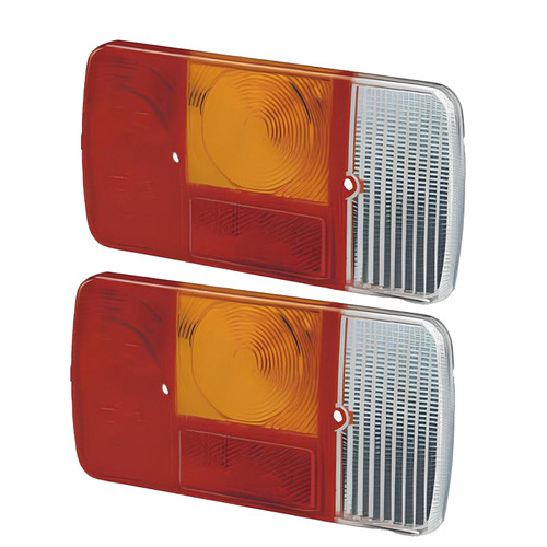 Coppia plastiche fanali - coppia,