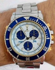 ?Orologio Breil Manta Chrono Diver Sub 200 m Deeph Alarm  Vintage Swiss Movt