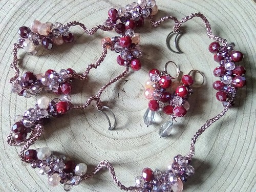 Collana grappoli fatta - collana,