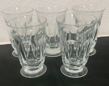 Juego de 5 vasos de cristal de