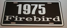 TARGA METALLO 1975 75 FIREBIRD