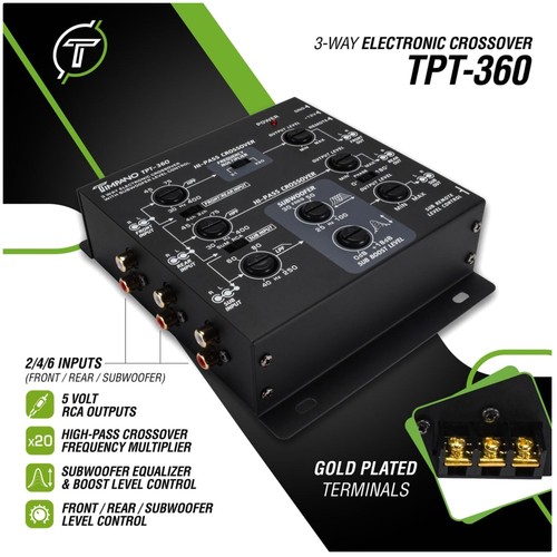 Controllo subwoofer crossover