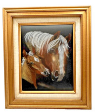 Quadro pastello vintage con