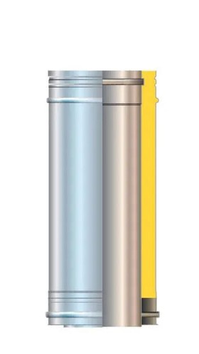 Cordivari canna fumaria - canna, inox
