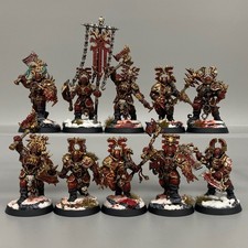 10 Guerrieri Di Sangue Lame Di Khorne Caos Warhammer Aos Età Di Sigmar Dipinti