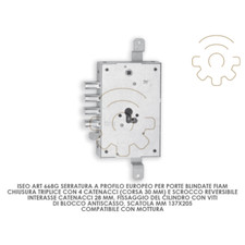 Iseo armored door lock art 668