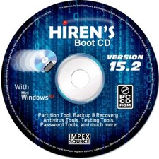 Hiren's Boot CD 15.2 Bootable