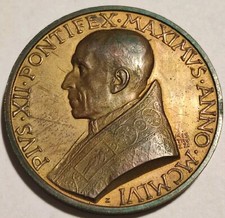 MEDAGLIA PIO XII PONTEFICE