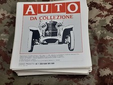 AUTO DA COLLEZIONE schede raccolta De Agostini 1992