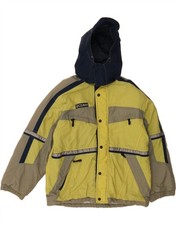 Giacca da sci uomo con cappuccio COLMAR IT 48 giallo medio colorblock CI03