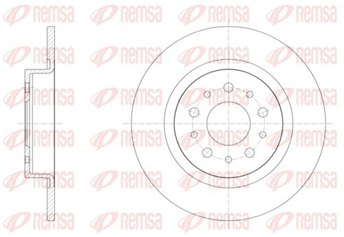 Dischi freno remsa 61558 - 2,