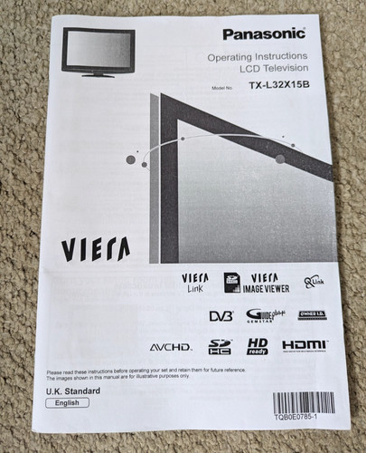 Panasonic l32x15b - panasonic, tx-l32x15b
