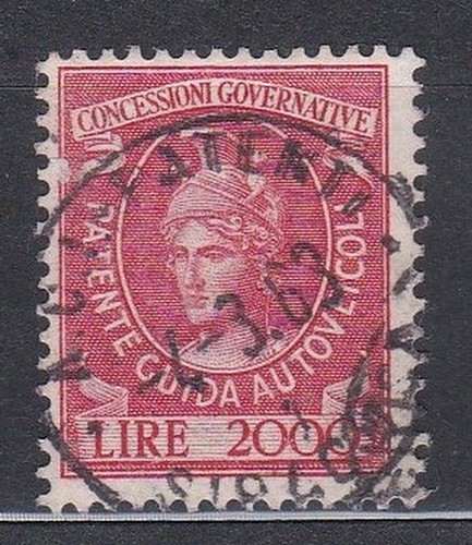 Italia 1956 marca da bollo - italia,