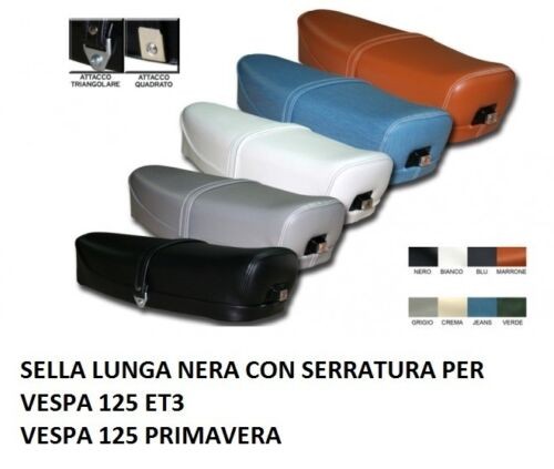 Sella lunga nera sellone - lunga, con