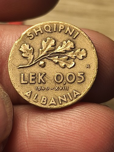 Lek 1940 albania vittorio - lek,