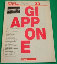 STORIA DELL'OGGI - VOLUME 33 - GIAPPONE - L'UNITA' (1992)